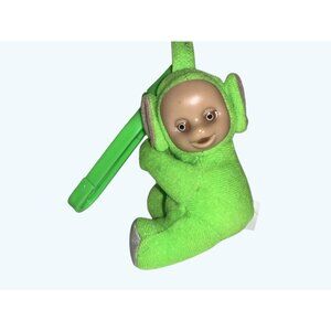 Teletubbies Dipsy Green Plush Clip-On Keychain Toy By McDonalds 2000 Licensed